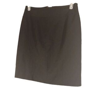 Worthington Black Silky Fully lined Career Pencil Skirt Sz 12